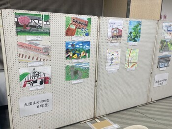 九度山百景絵画展風景